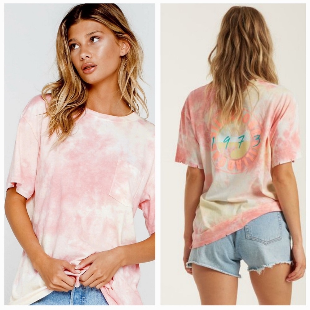 billabong tie dye tshirt